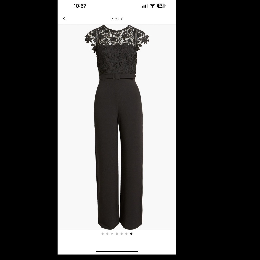 Jumpsuit navy blue.
